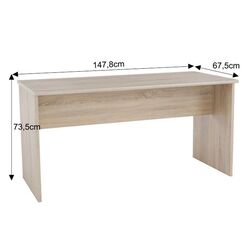 Письменный стол Mobhaus Johan 2 New 08 JH112 (Sonoma Oak) Thumb