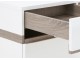 Masa de birou Mobhaus Lynatet Typ 80 (White Extra High Gloss/Sonoma Oak Truffle)