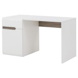 Письменный стол Mobhaus Lynatet Typ 80 (White Extra High Gloss/Sonoma Oak Truffle) Thumb