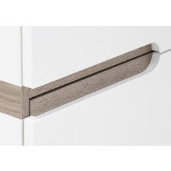 Письменный стол Mobhaus Lynatet Typ 80 (White Extra High Gloss/Sonoma Oak Truffle) Thumb