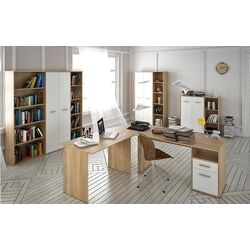 Masa de birou Mobhaus Maurus New MA11 (Sonoma Oak/White) Thumb