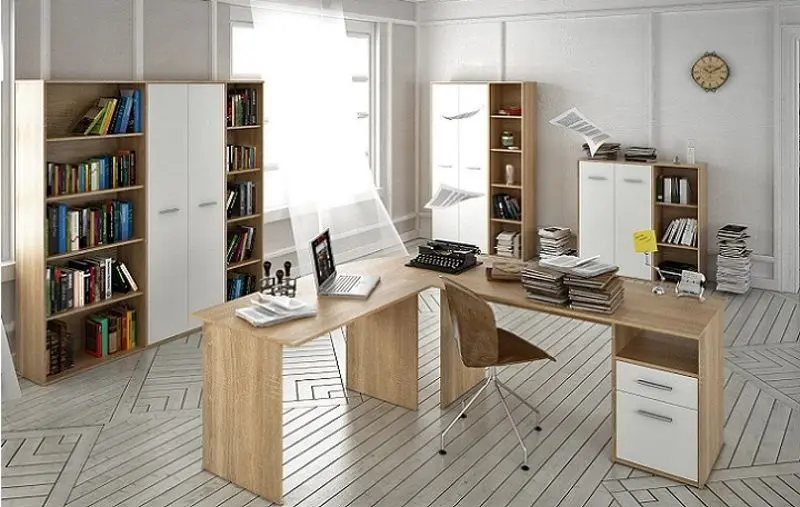 Masa de birou Mobhaus Maurus New MA11 (Sonoma Oak/White)