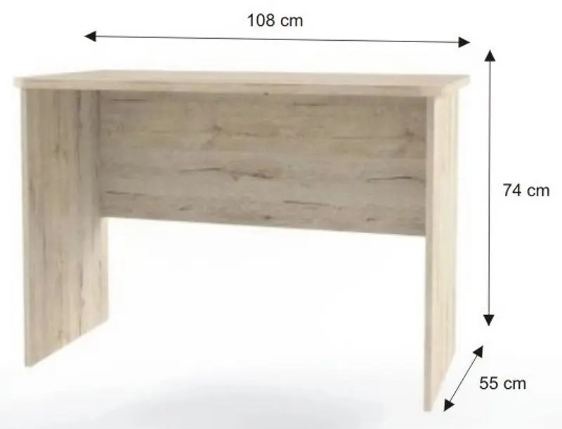 Masa de birou Mobhaus Orestes (Sanremo Oak)