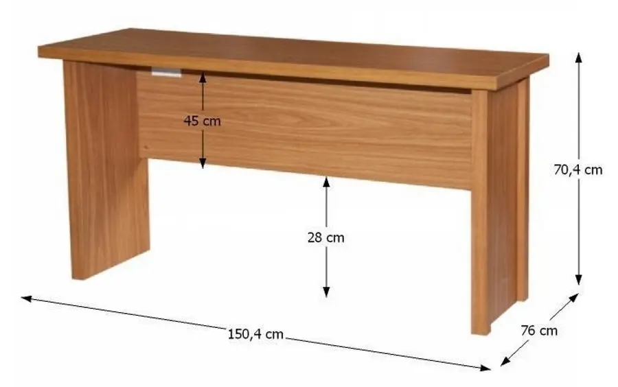 Masa de birou Mobhaus Oscar T01 (Cherry)