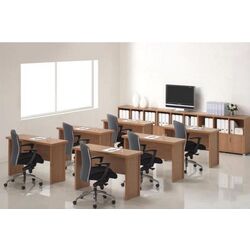 Masa de birou Mobhaus Oscar T02 (Cherry) Thumb