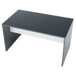 Masa de birou Tempo Kondela Rioma New Typ 11 (Graphite/White) Thumb