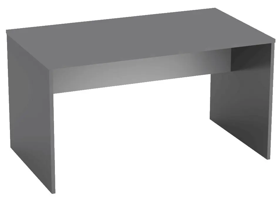 Masa de birou Tempo Kondela Rioma New Typ 11 (Graphite/White)