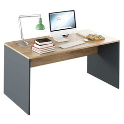 Masa de birou Tempo Kondela Rioma New Typ 16 (Graphite/Artisan Oak)