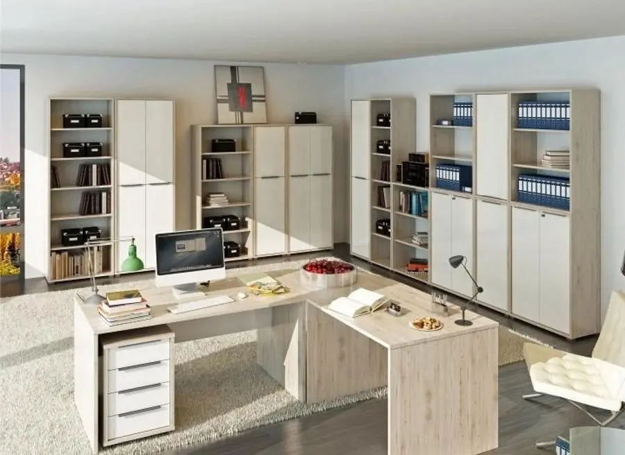 Masa de birou Tempo Kondela Rioma Typ 16 (Sanremo/White)