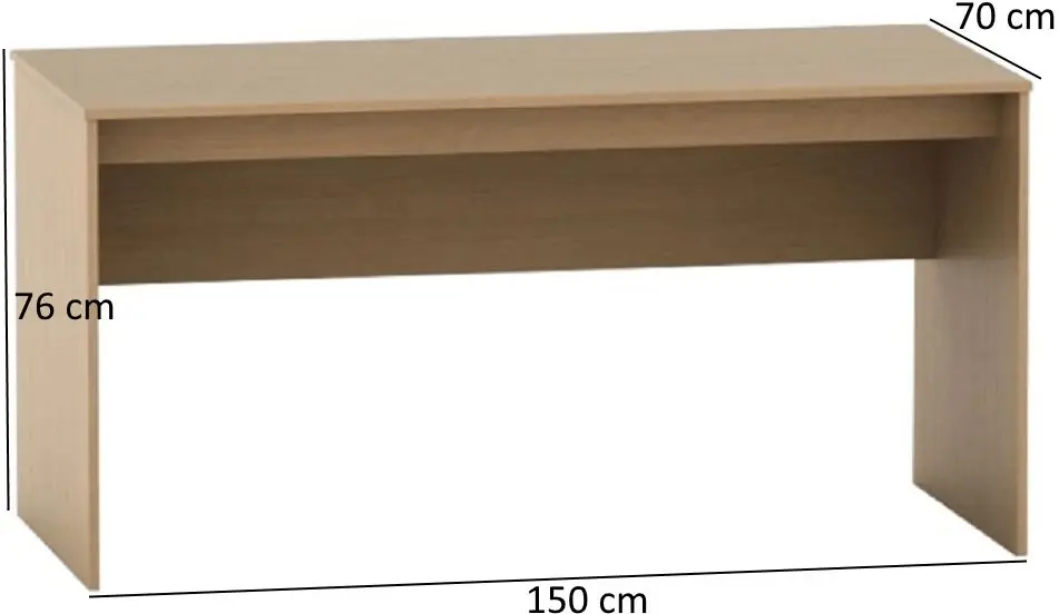 Письменный стол Mobhaus Tempo Asistent 2 New 020 PI (Beech) - 2