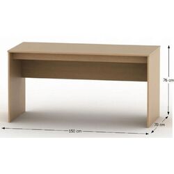 Masa de birou Mobhaus Tempo Asistent New 020 PI 150 (Beech) Thumb