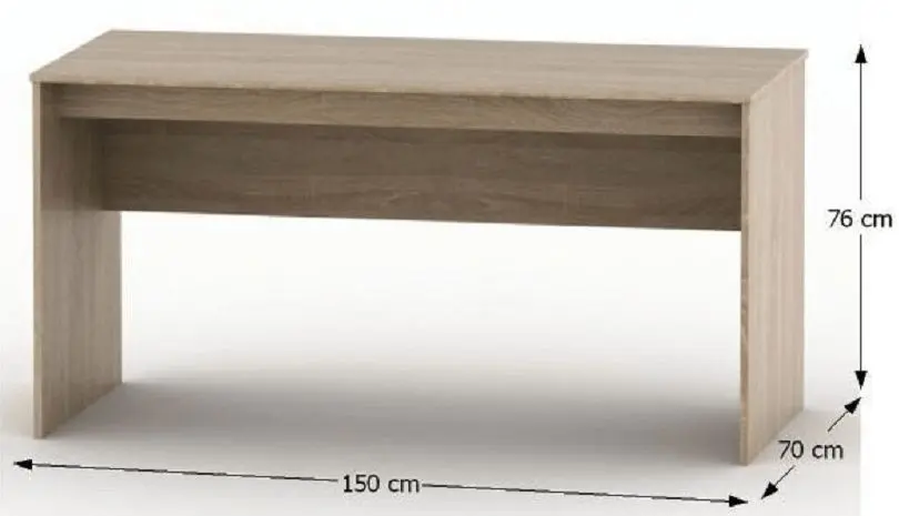 Письменный стол Mobhaus Tempo Asistent New 020 PI (Sonoma Oak)