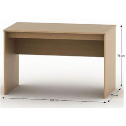 Masa de birou Mobhaus Tempo Asistent New 021 PI (Beech) Thumb