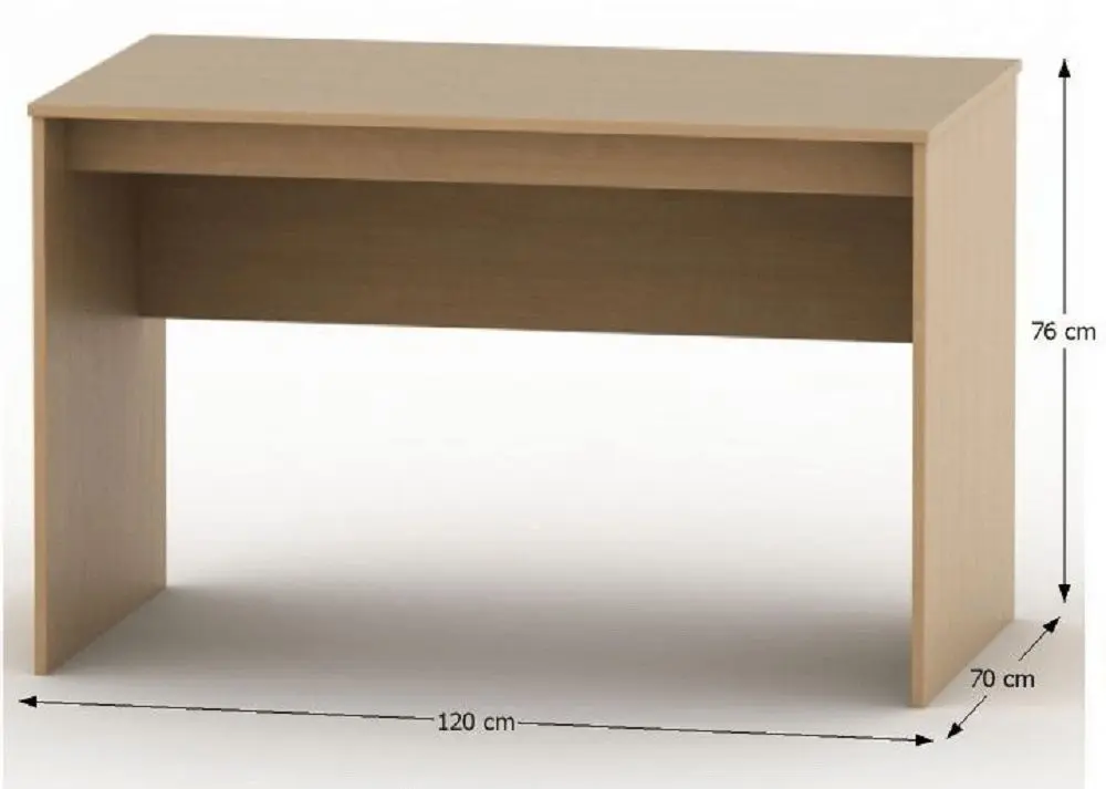 Masa de birou Mobhaus Tempo Asistent New 021 PI (Beech) - 2