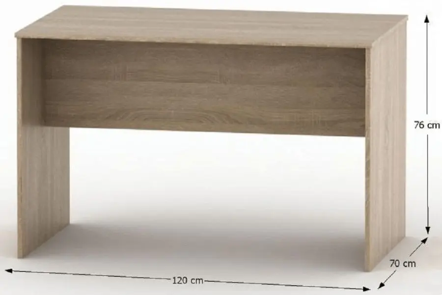 Masa de birou Mobhaus Tempo Asistent New 021 ZA 120 (Sonoma Oak) - 2