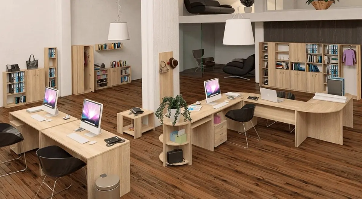 Masa pentru calcucator Mobhaus Tempo Asistent New 023 (Sonoma Oak)