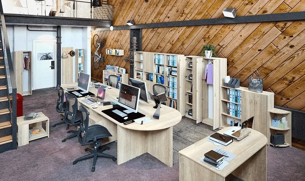 Masa pentru calcucator Mobhaus Tempo Asistent New 023 (Sonoma Oak)