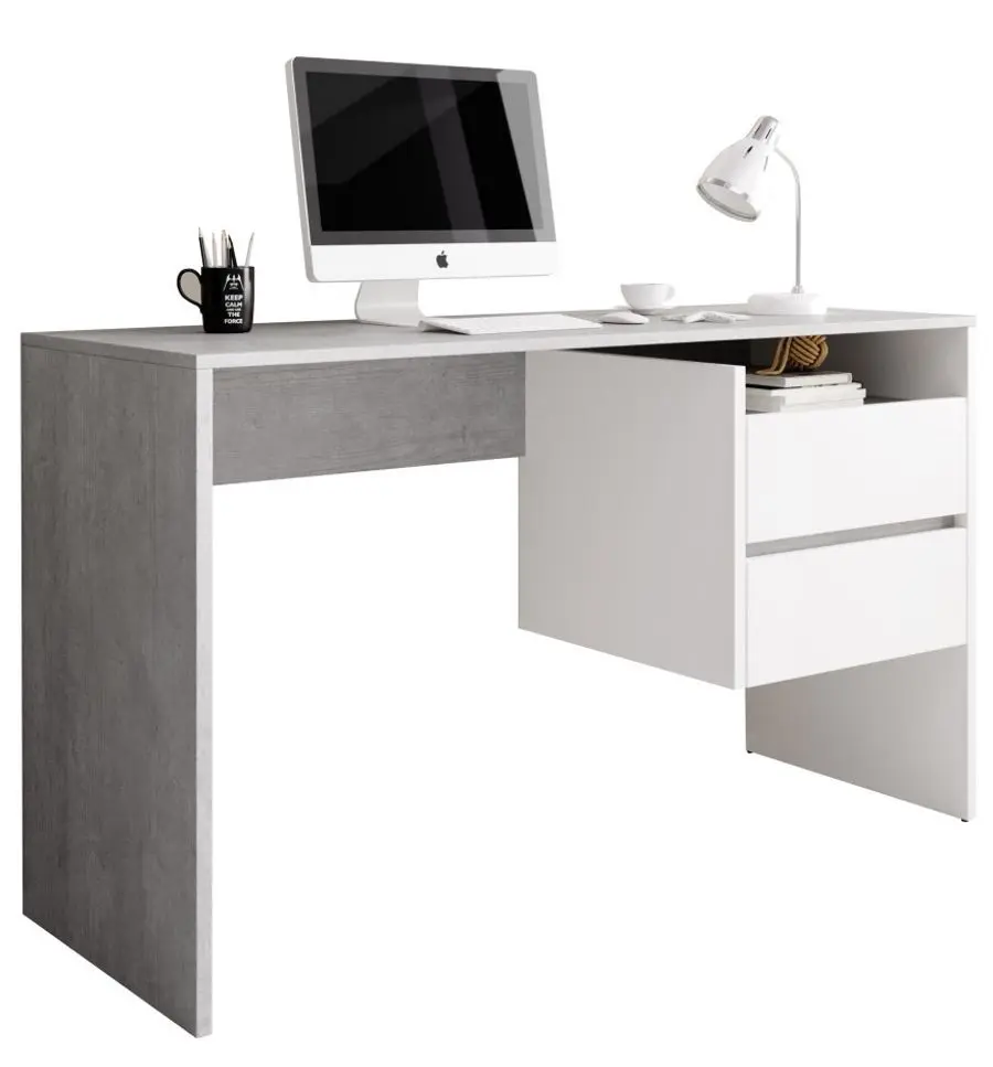 Письменный стол Mobhaus Tulio (Concrete/White Matt)