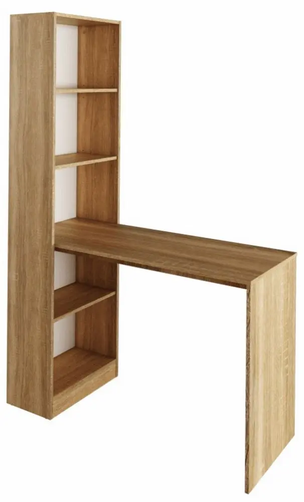 Masa de birou cu etajera Mobhaus Jasmin (Sonoma Oak)