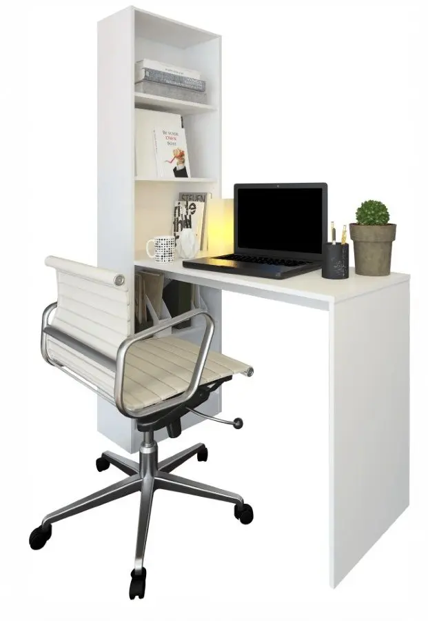 Письменный стол со стеллажом Mobhaus Jasmin (White) - 2