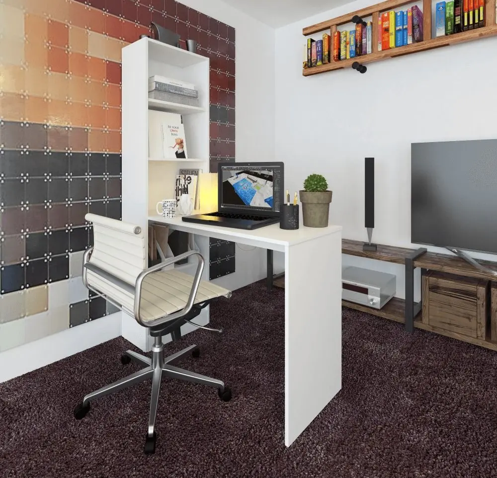 Письменный стол со стеллажом Mobhaus Jasmin (White) - 3
