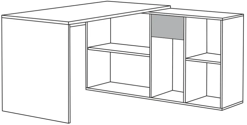 Письменный стол Mobi Лайт 03.245 (Белый) - 2