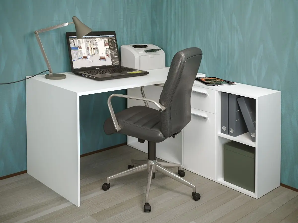 Письменный стол Mobi Лайт 03.245 (Белый) - 3