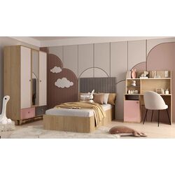 Masa de birou ModaLife Hera Venus 120 (Atlantic Pine Canyon/Pink) Thumb