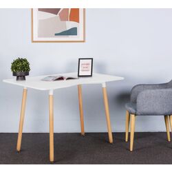 Masa de birou Modern Home KJOD-01 (White/Oak)