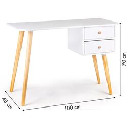 Письменный стол Modern Home WYJ-125 (White/Oak) Thumb