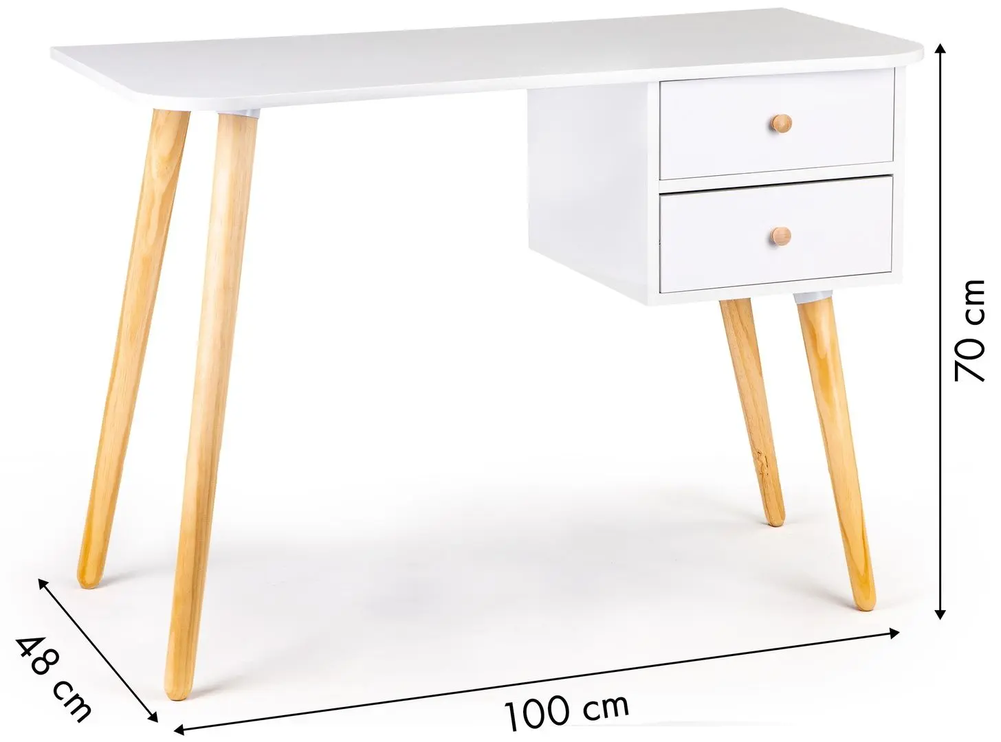 Письменный стол Modern Home WYJ-125 (White/Oak)