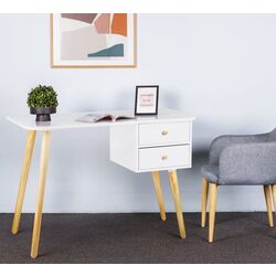 Masa de birou Modern Home WYJ-125 (White/Oak)