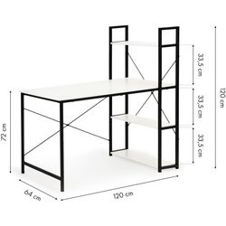 Стол письменный Modern Home PJJCT0002-301 (White/Black) Thumb