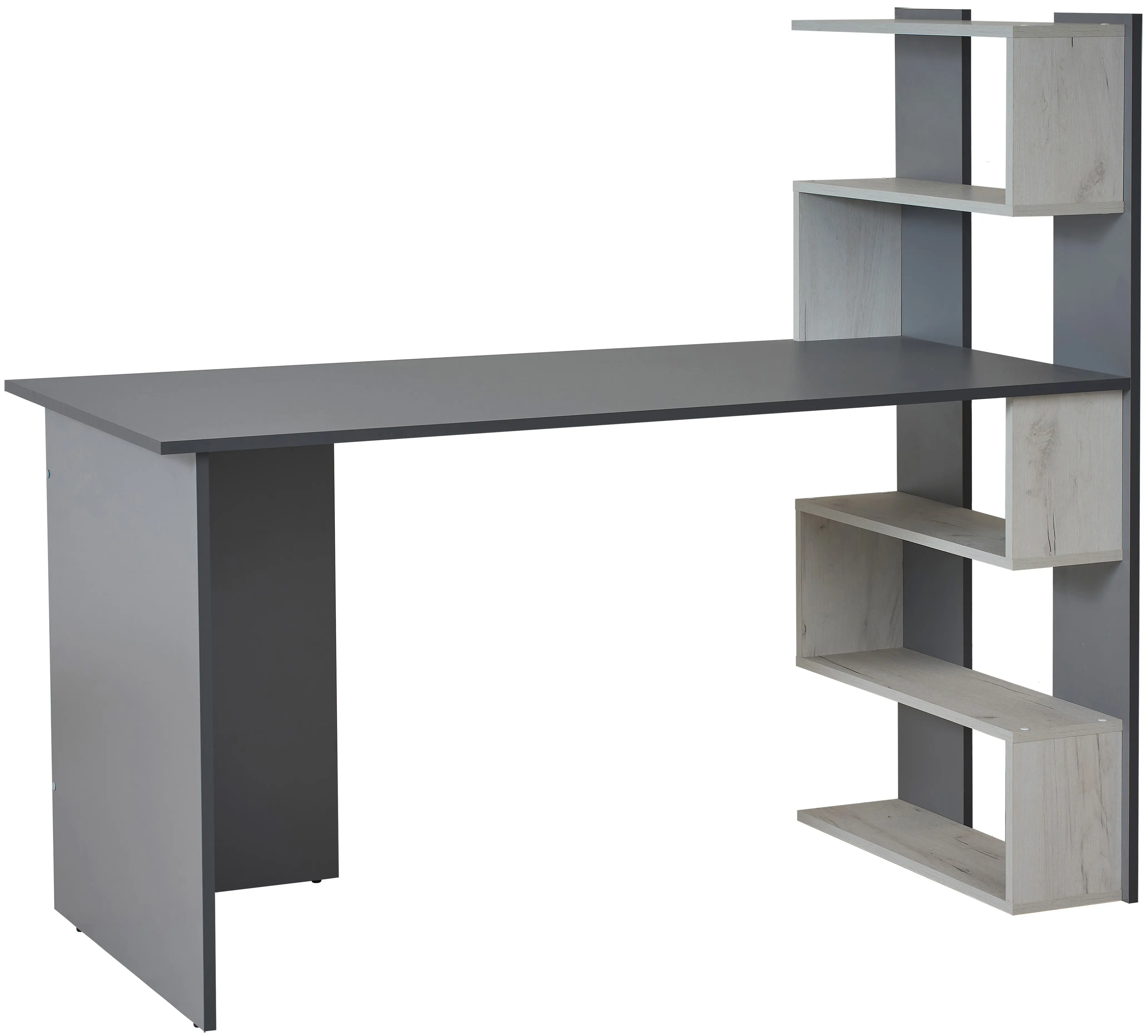 Masa de birou Modern Komfi 1 142cm (Slate Gray/Craft Oak White)