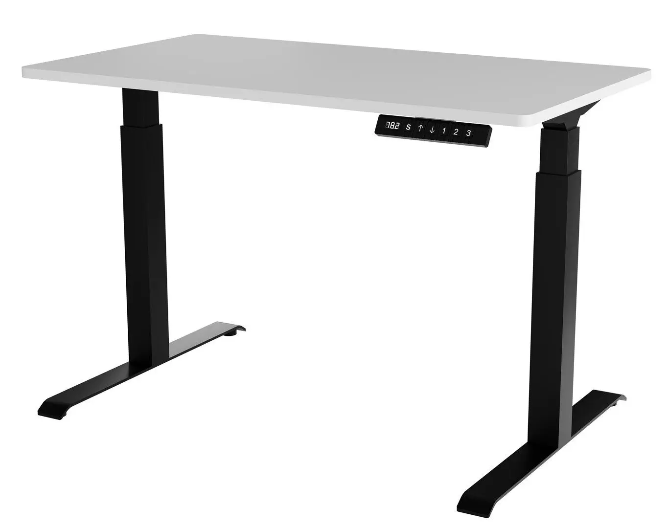 Письменный стол регулируемый Cama Moon 104020 (Black/White) - 2