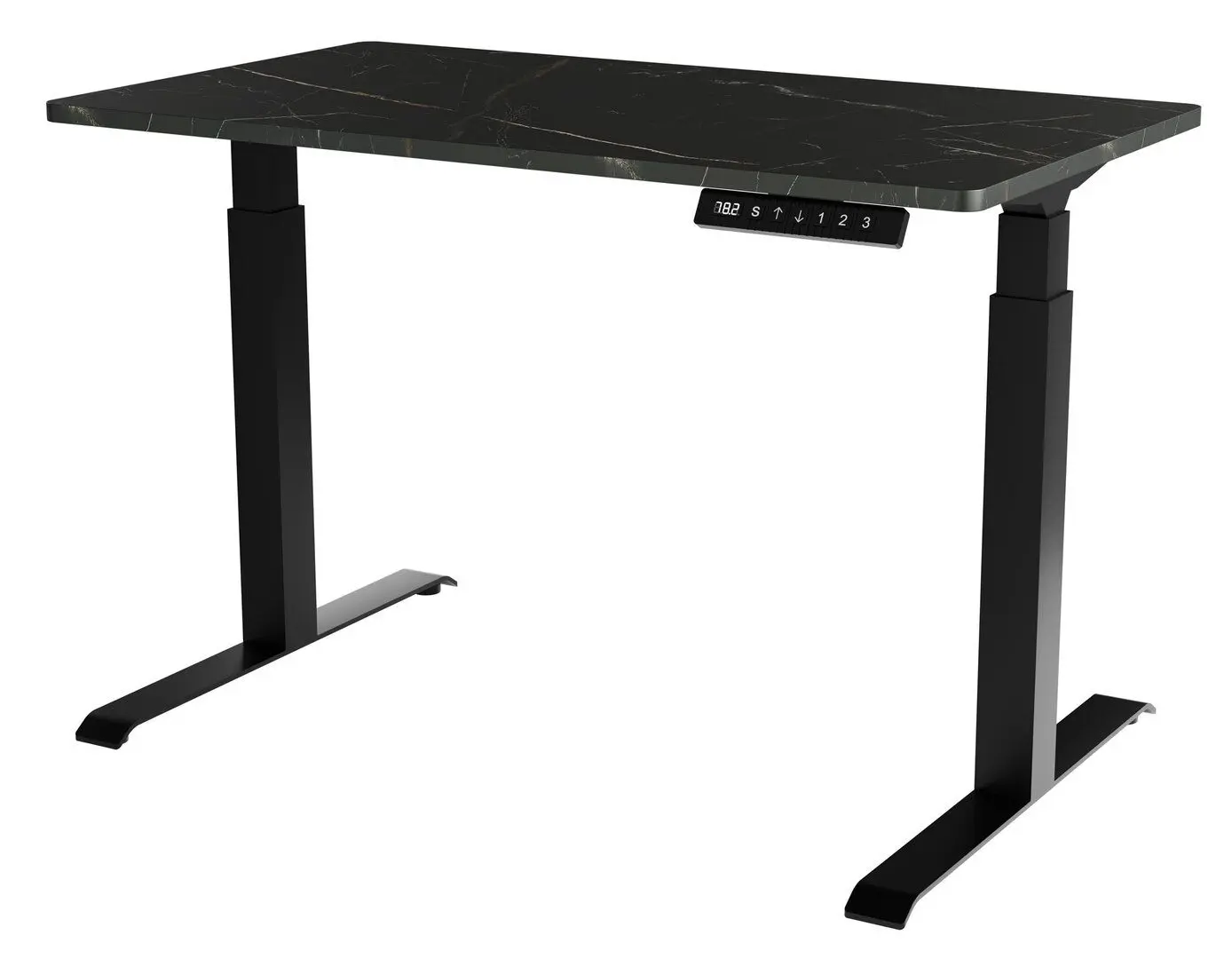 Письменный стол регулируемый Cama Moon 104054 (Black/San Sebastian) - 2