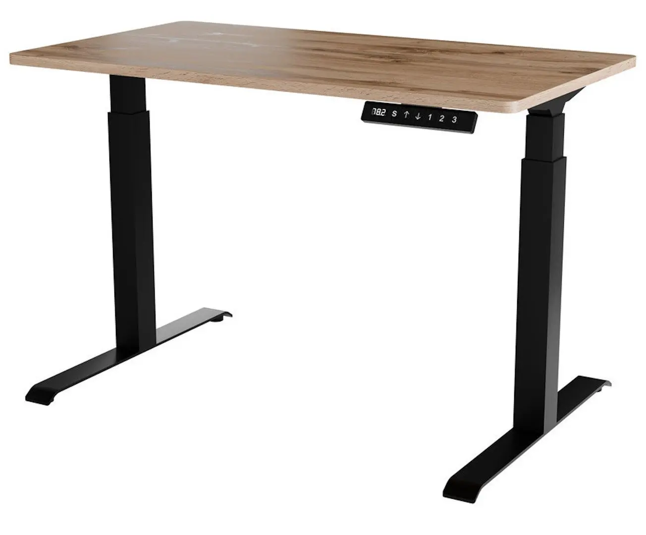 Письменный стол регулируемый Cama Moon Long 104033 (Black/Wotan) - 2
