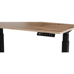 Письменный стол регулируемый Cama Moon Long 104033 (Black/Wotan) Thumb