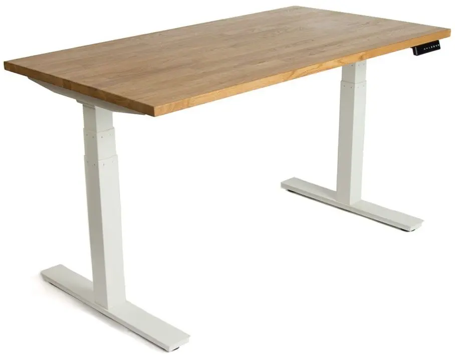 Masa de birou reglabila ET223 WH (White/Oak)