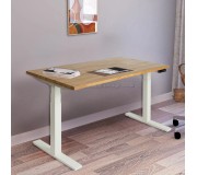 Письменный стол регулируемый ET223 WH (White/Oak)