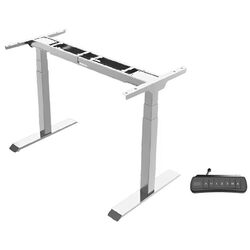 Masa de birou reglabila ET223 WH (White/Oak) Thumb