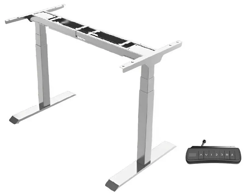 Masa de birou reglabila ET223 WH (White/Oak)