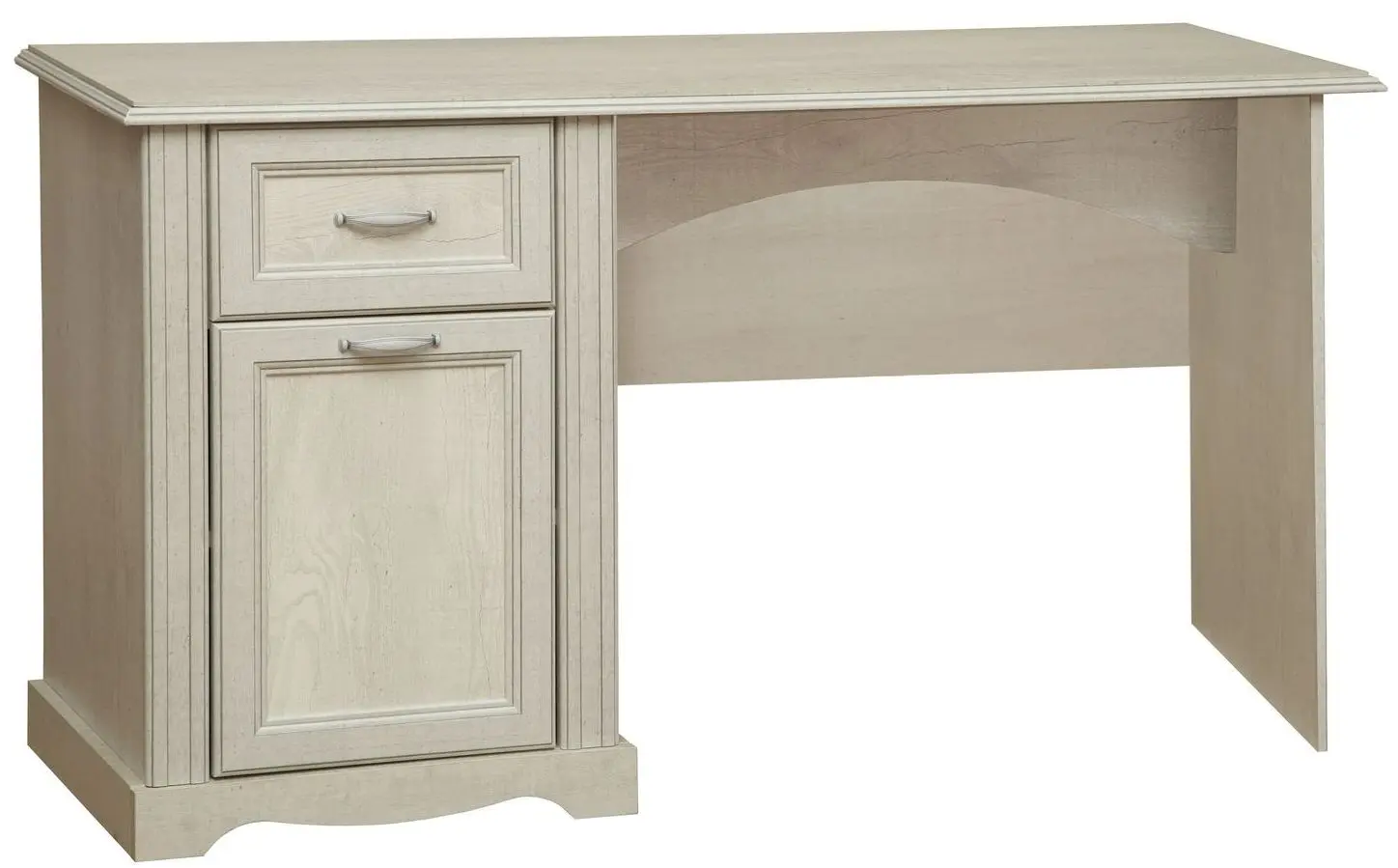 Masa de birou Олмеко Soho 32.29 (Pine Concrete White/Pine Concrete Patina)