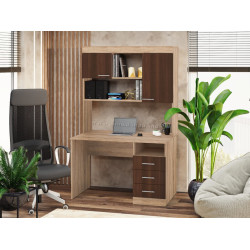 Masa de birou Пехотин Altair (Sonoma Oak/Walnut)