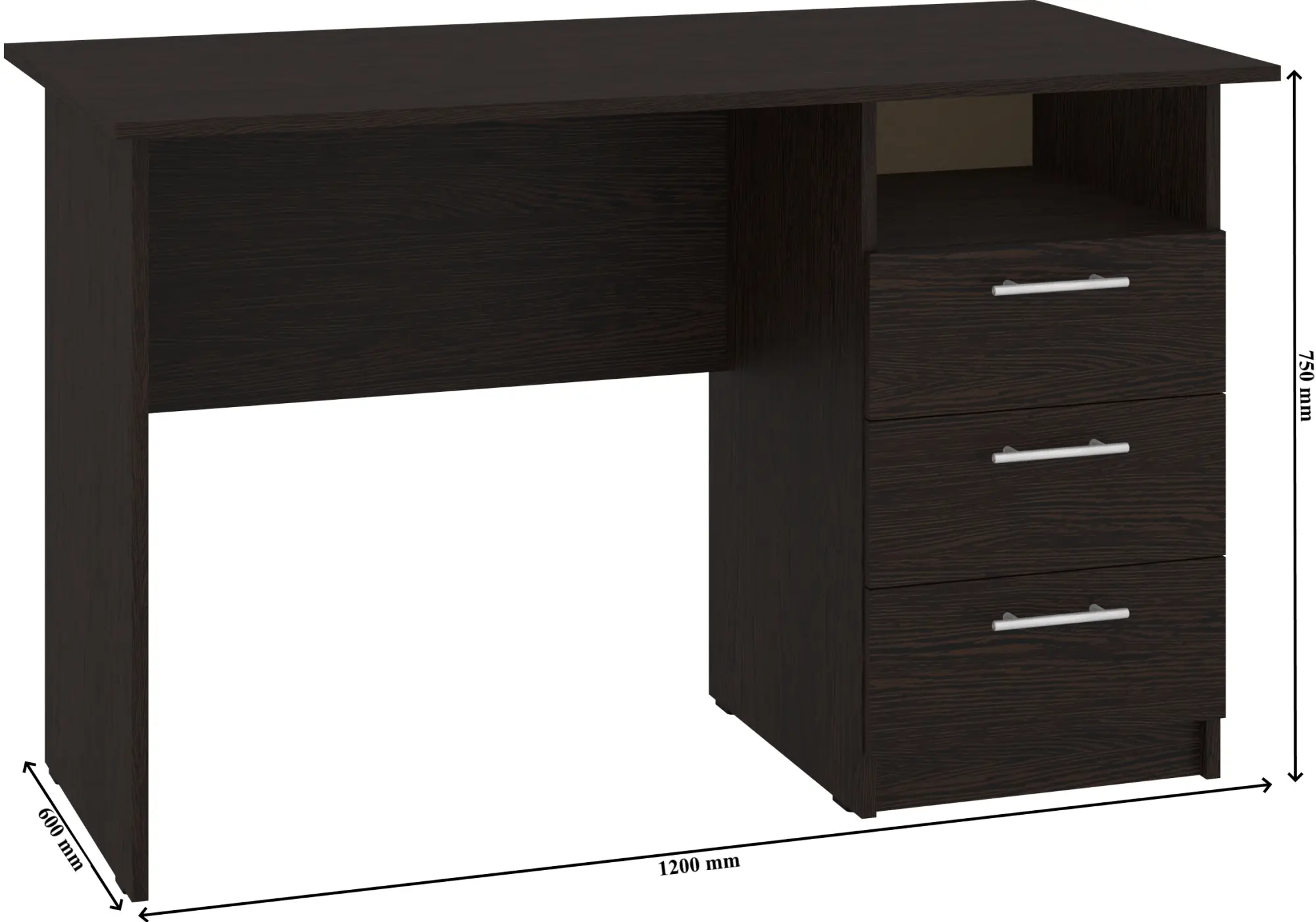 Письменный стол Пехотин Buclet (Wenge) - 3