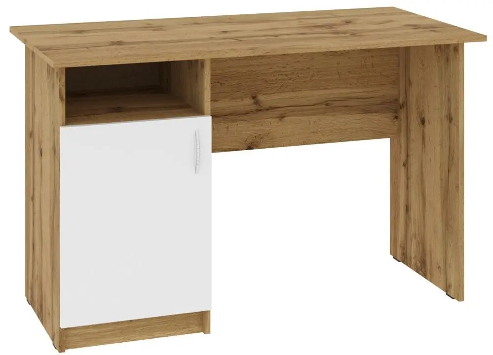 Письменный стол Пехотин Леон (Дуб Тахо/Белый)