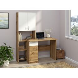 Masa de birou Пехотин Merydyan (Tahoe Oak/White)