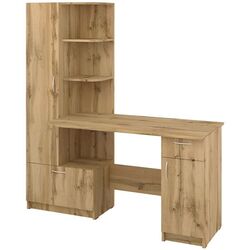 Письменный стол Пехотин Шанс левый (Дуб Тахо) Thumb