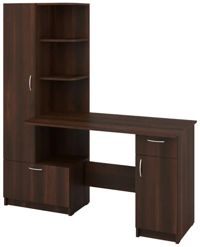 Письменный стол Пехотин Шанс левый (Орех)