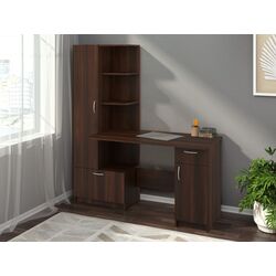 Masa de birou Пехотин Shans stanga (Nut)